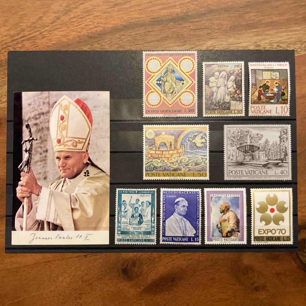 Vatican City Religious Postage Stamp Collection (9)